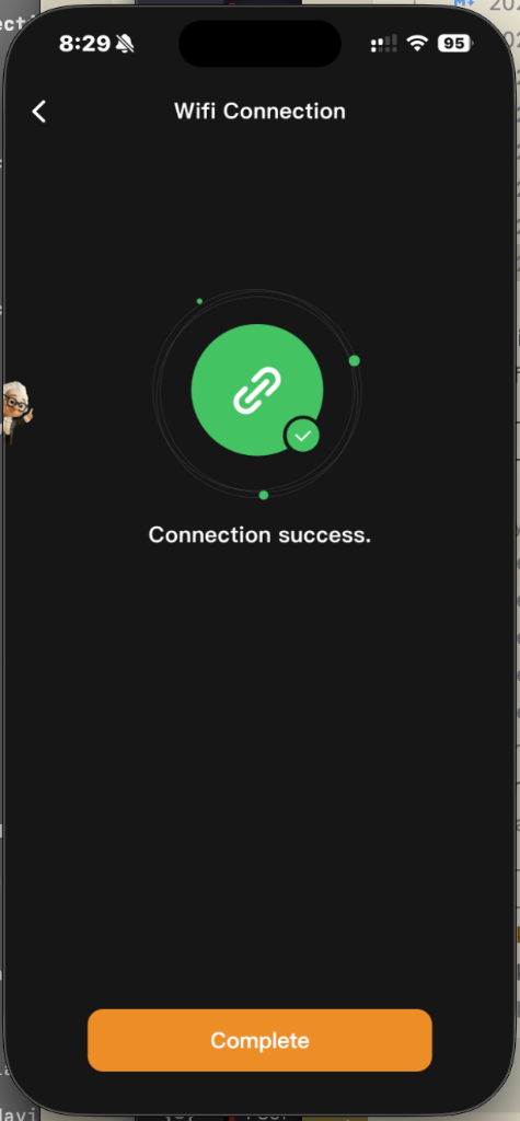 Connection success