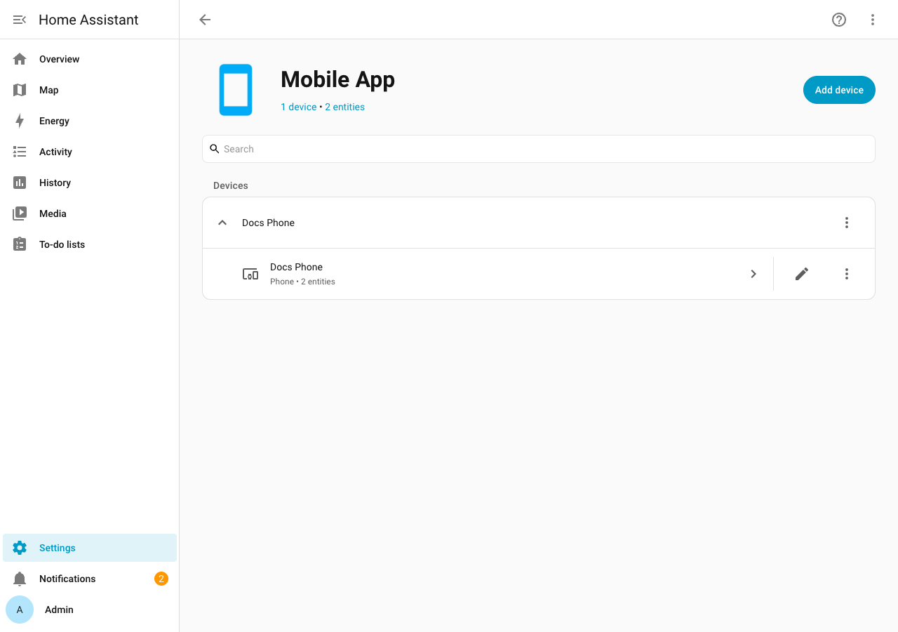 A phone under Mobile App