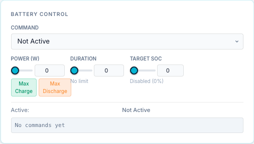 Battery Control card